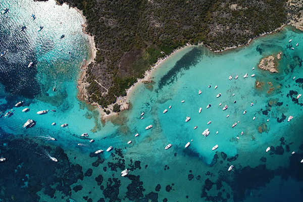 Budelli, Sardegna: foto con drone realizzata da Luca Bracali