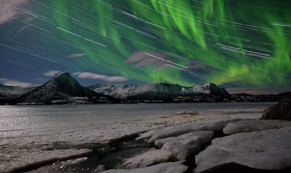 Aurora boreale in Norvegia - foto di Luca Bracali