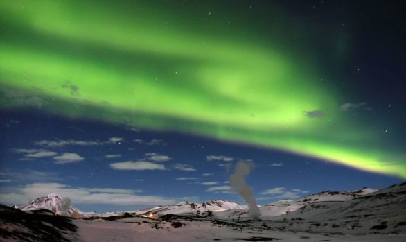 Islanda aurora boreale foto di Luca Bracali