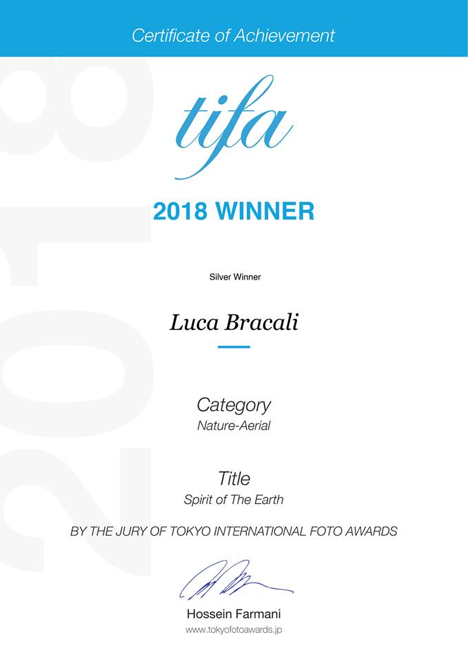 Luca Bracali vincitore al concorso fotografico internazionale TIFA 2018 - Tokio
