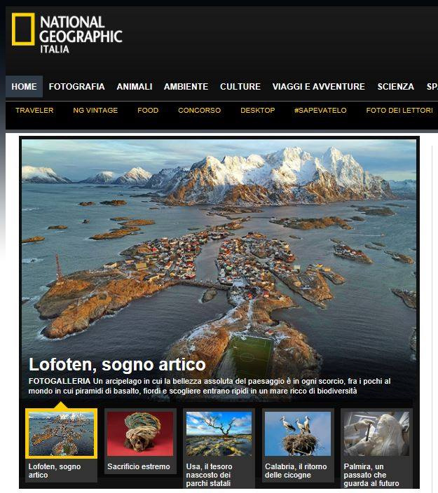 National Geographic Italia : Lofoten, un sogno artico di Luca bracali