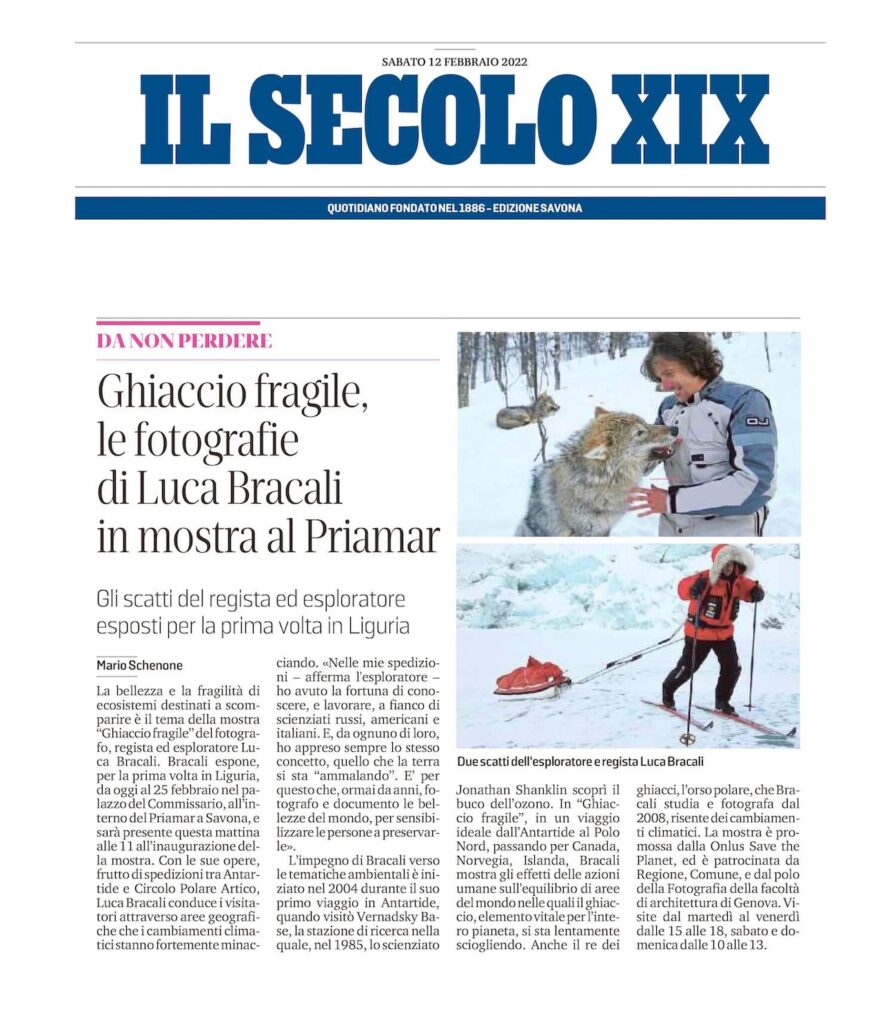 Il Secolo XIX Luca Bracali